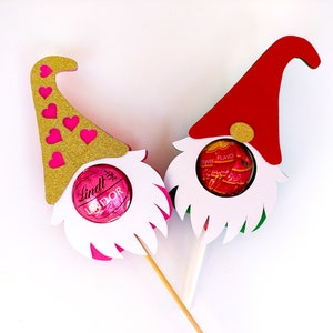 Lollipop Halter SVG, Weihnachtswichtel SVG, Schokoladenhalter SVG, Lollipop Schokoladenhalter svg, Weihnachts lollipop svg, gnome svg, cricut