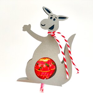 Aussie Christmas SVG, kangaroo SVG, chocolate holder SVG, lollipop chocolate holder svg, christmas lollipop holder svg, lollipop holder svg