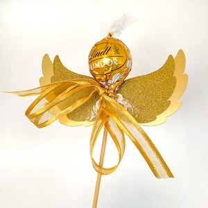 Lollipop holder SVG, angel wings SVG, lindt holder svg, lindt chocolate holder, Christmas lollipop holder svg, angel svg for cricut