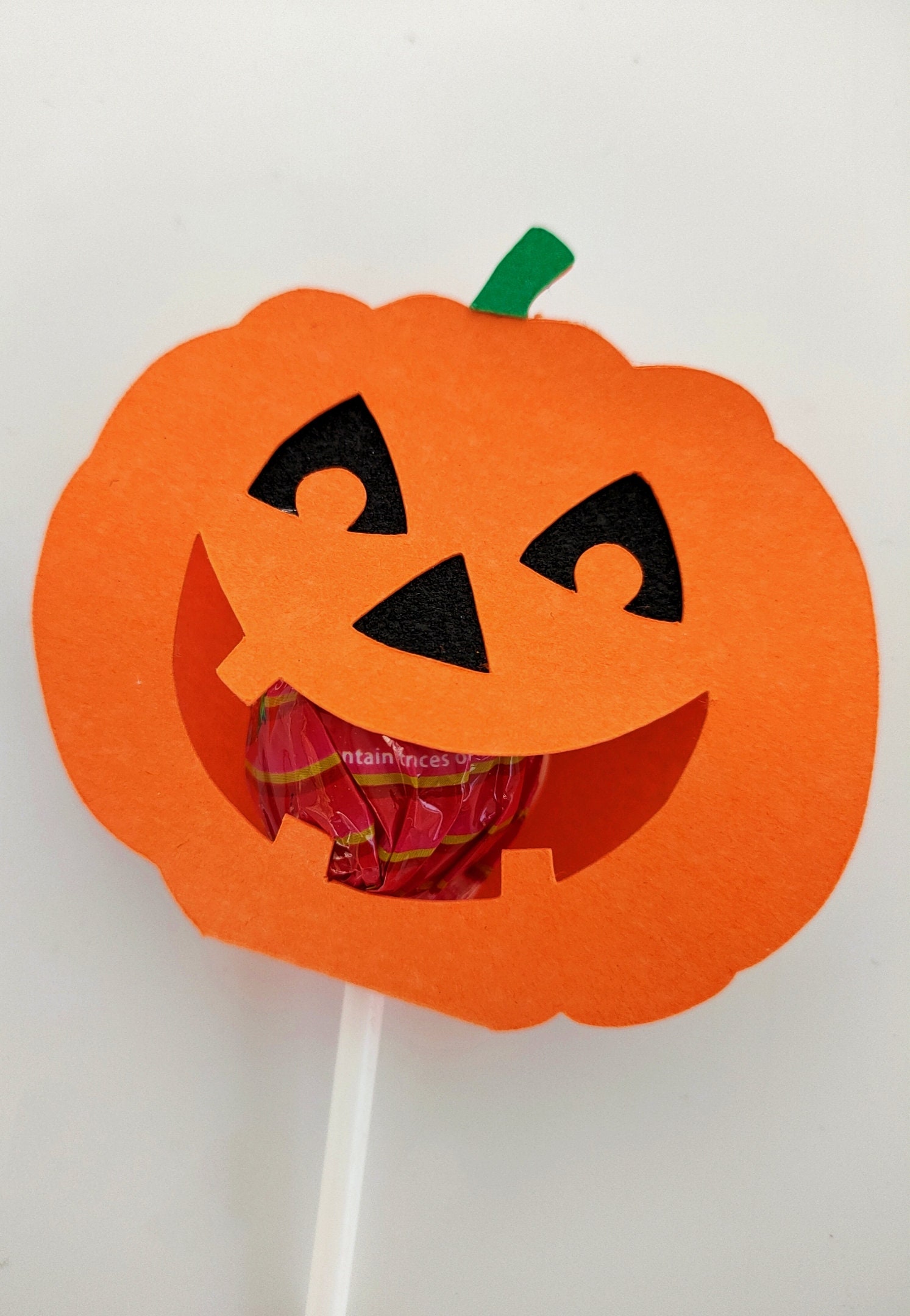 Halloween Lollipop Holder SVG Jackolantern Svg Halloween | Etsy Australia