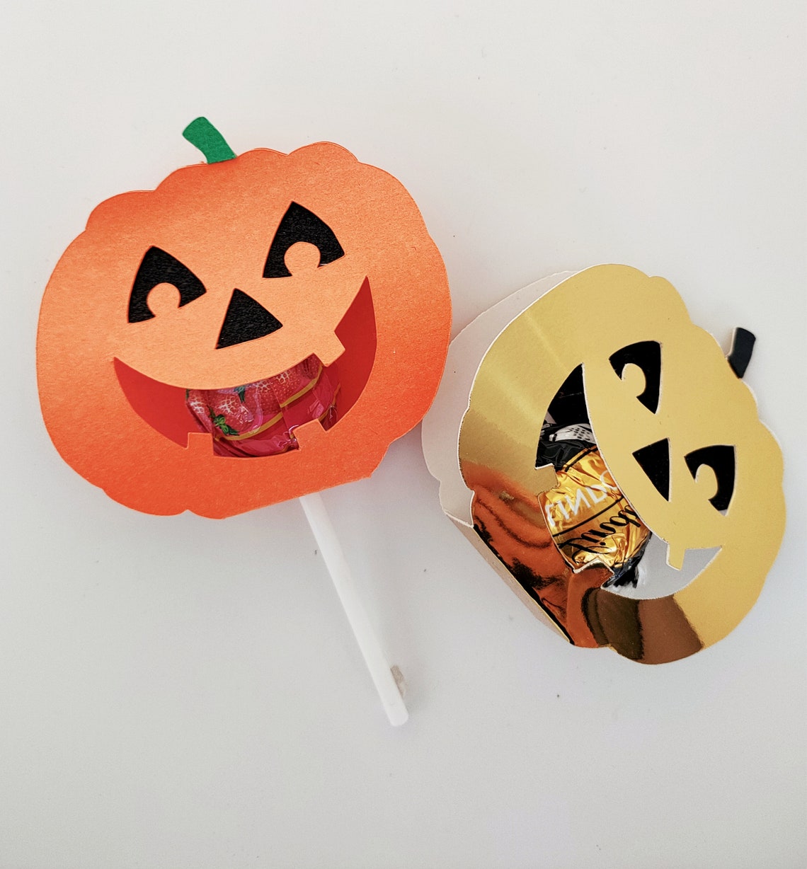 Halloween lollipop holder SVG jackolantern svg Halloween | Etsy