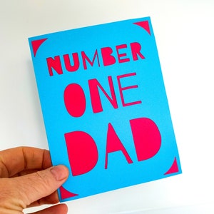 Cartão de Dia dos Pais SVG, Nº 1 pai SVG, Cartão Cricut Joy SVG, pai SVG, Cartão de pai SVG, dia dos pais, cartão de dia dos pais, cartão de aniversário para o pai