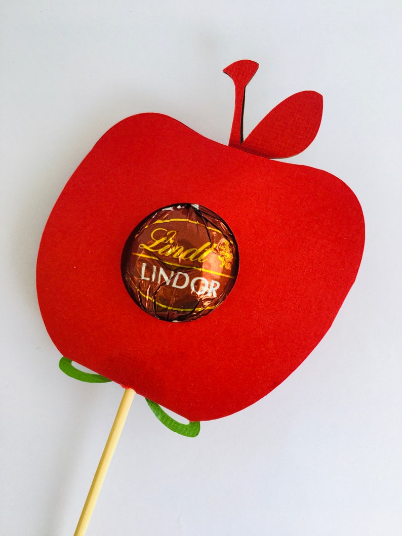 Download Apple lollipop holder SVG Lindt chocolate SVG teacher ...