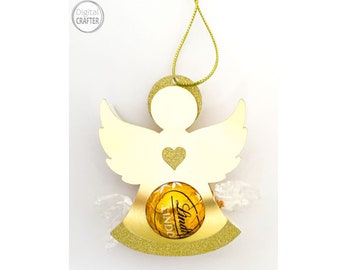 Soporte de piruleta de ángel svg, caramelo Bautizo, soporte de piruleta SVG, soporte de caramelo svg, soporte de caramelo de ángel SVG, soporte de chocolate, soporte de ferrero