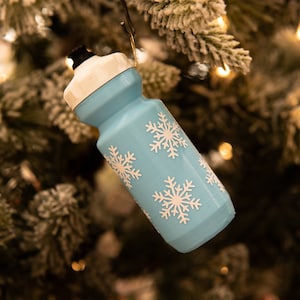 Cycling Water Bottle Christmas Ornament
