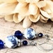 see more listings in the Blue Earrings section