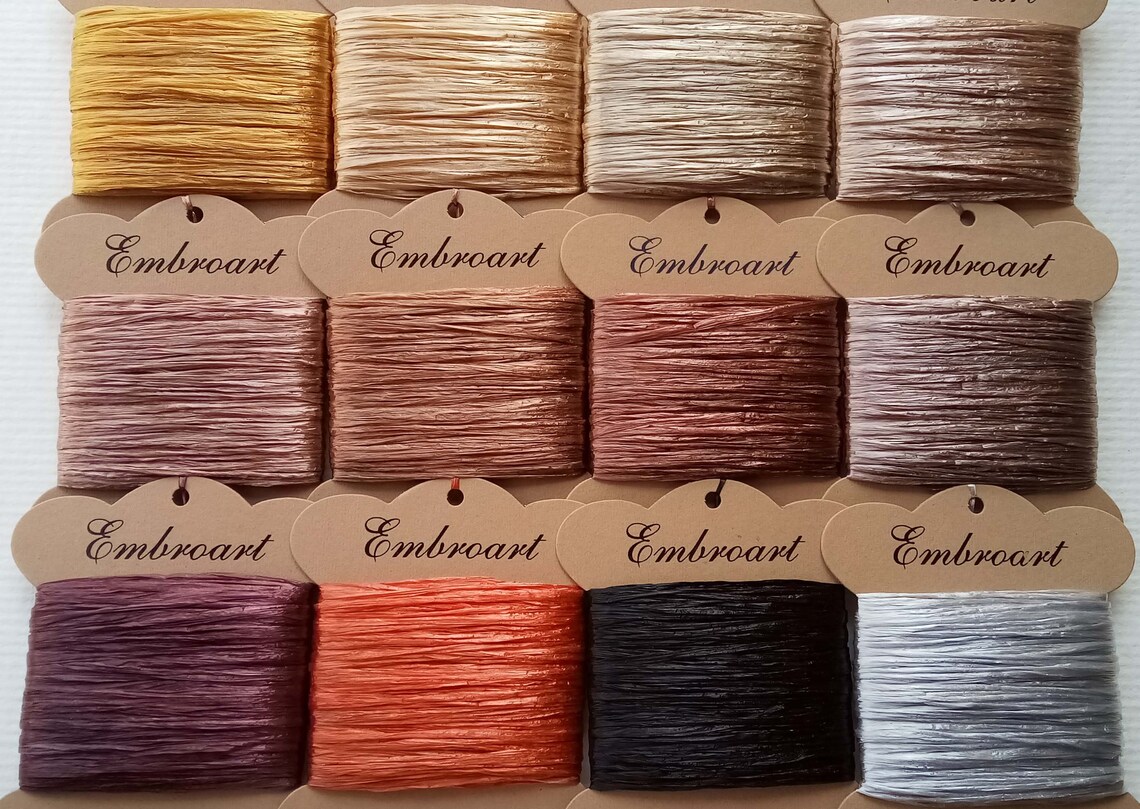 Raffia Yarn Raffia Ribbon Rayon Raffia Wraphia Yarn Straw Etsy Australia