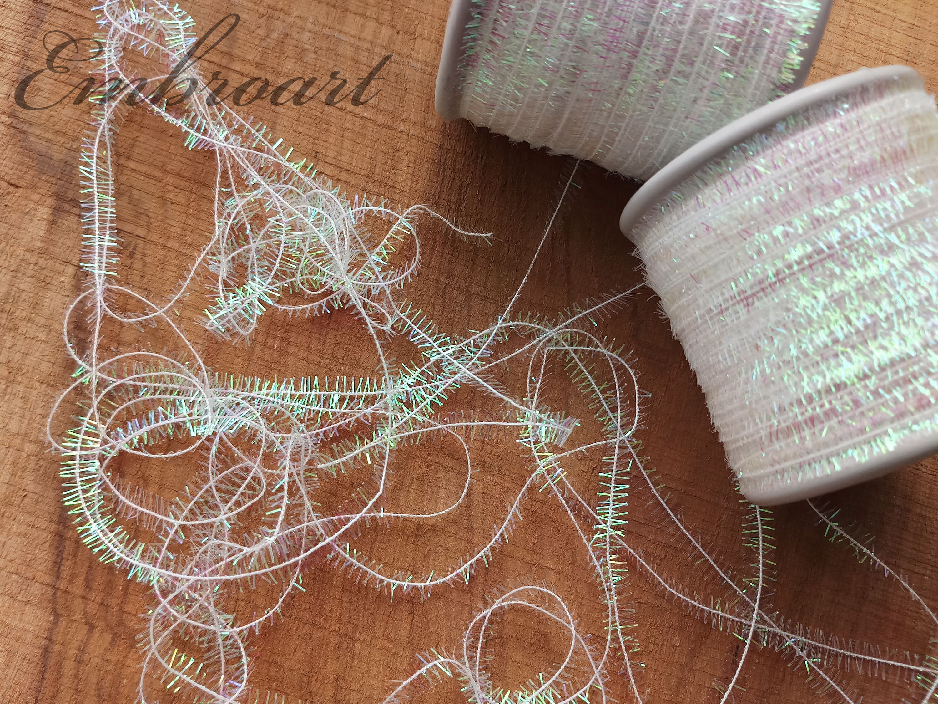 7 Mm Metallic Tinsel Yarn Lurex Yarn Tinsel String Micro Etsy