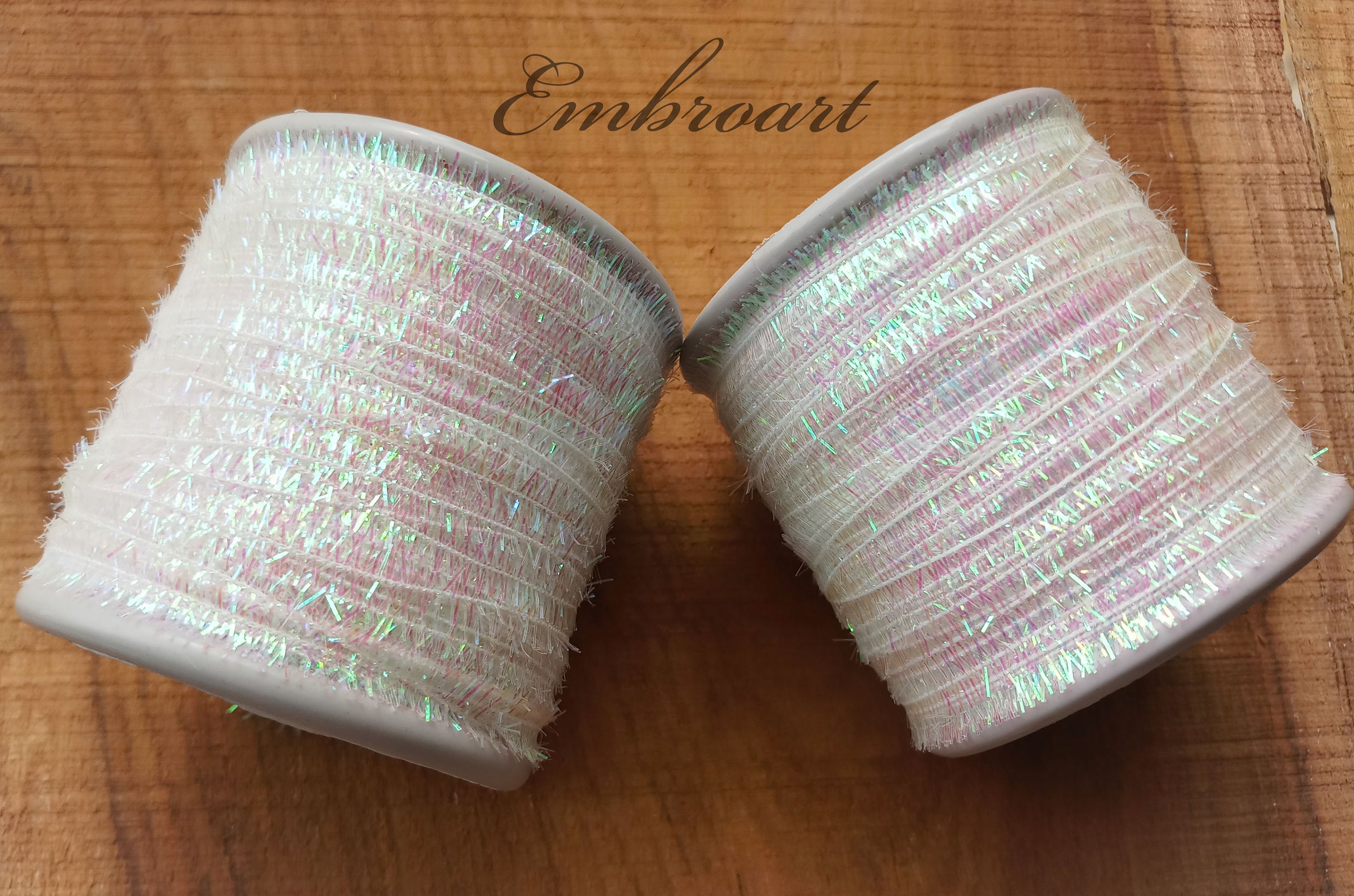 7 Mm Metallic Tinsel Yarn Lurex Yarn Tinsel String Micro Etsy