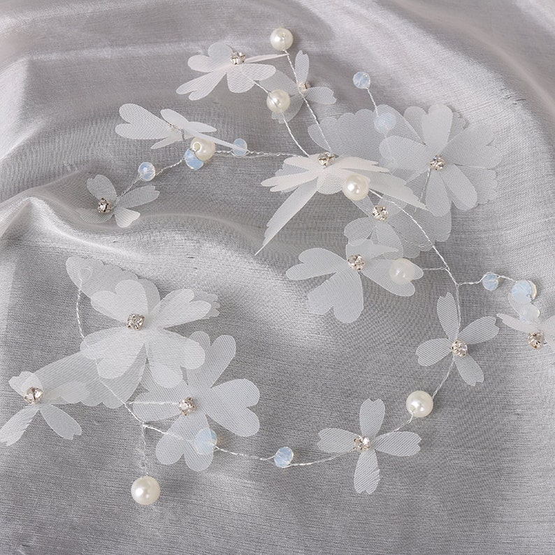 New Handmade Golden Alloy Dragonfly Crystal Headband Rhinestone Bridal Wedding Hair Accessories Simulated Pearls Headband