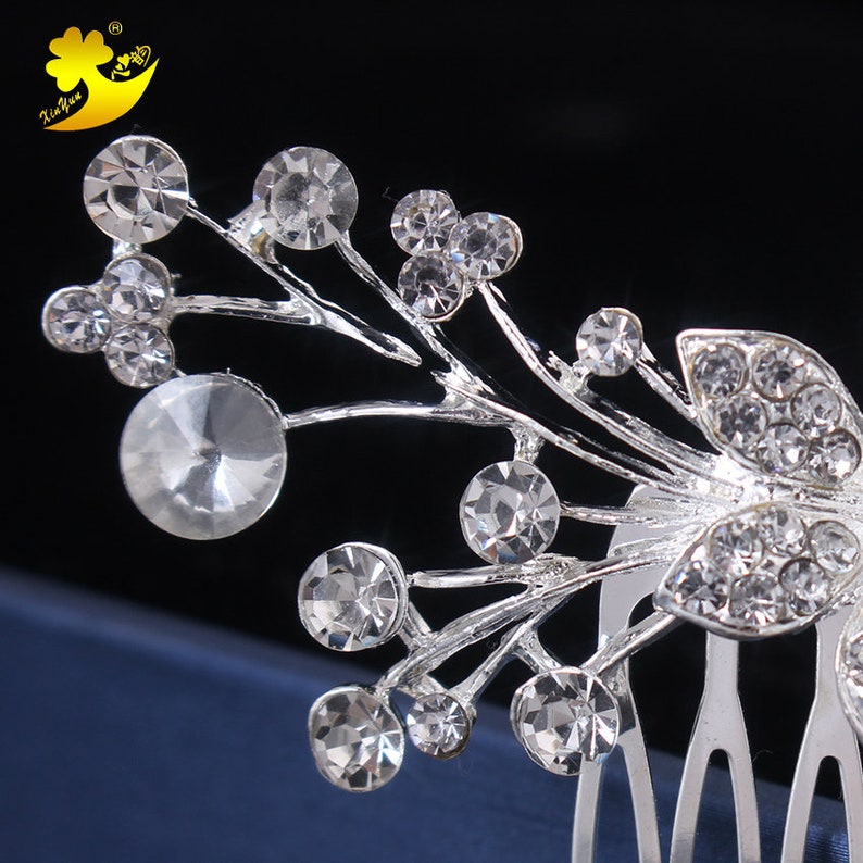 Wedding Jewelry Bridal Hair Comb Hair Accessories Hair Clips With Rhinestones Epingle Cheveux Mariage Hair Ornament