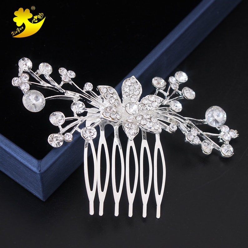 Wedding Jewelry Bridal Hair Comb Hair Accessories Hair Clips With Rhinestones Epingle Cheveux Mariage Hair Ornament