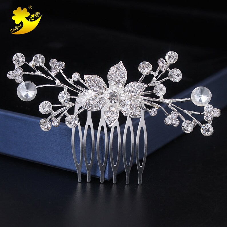 Wedding Jewelry Bridal Hair Comb Hair Accessories Hair Clips With Rhinestones Epingle Cheveux Mariage Hair Ornament