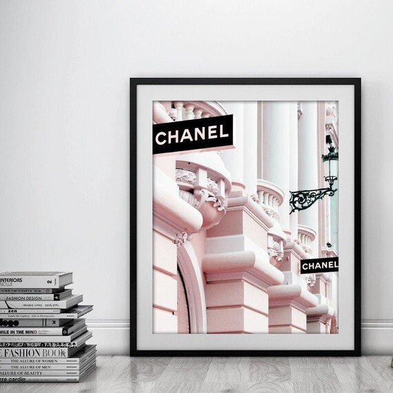 Elegant Bedroom Decor Blush Pink Posters Coco Chanel Sign Etsy elegant bedroom decor blush pink posters coco chanel sign designer shop print vogue wall art printable set of 3 digital download fashion art