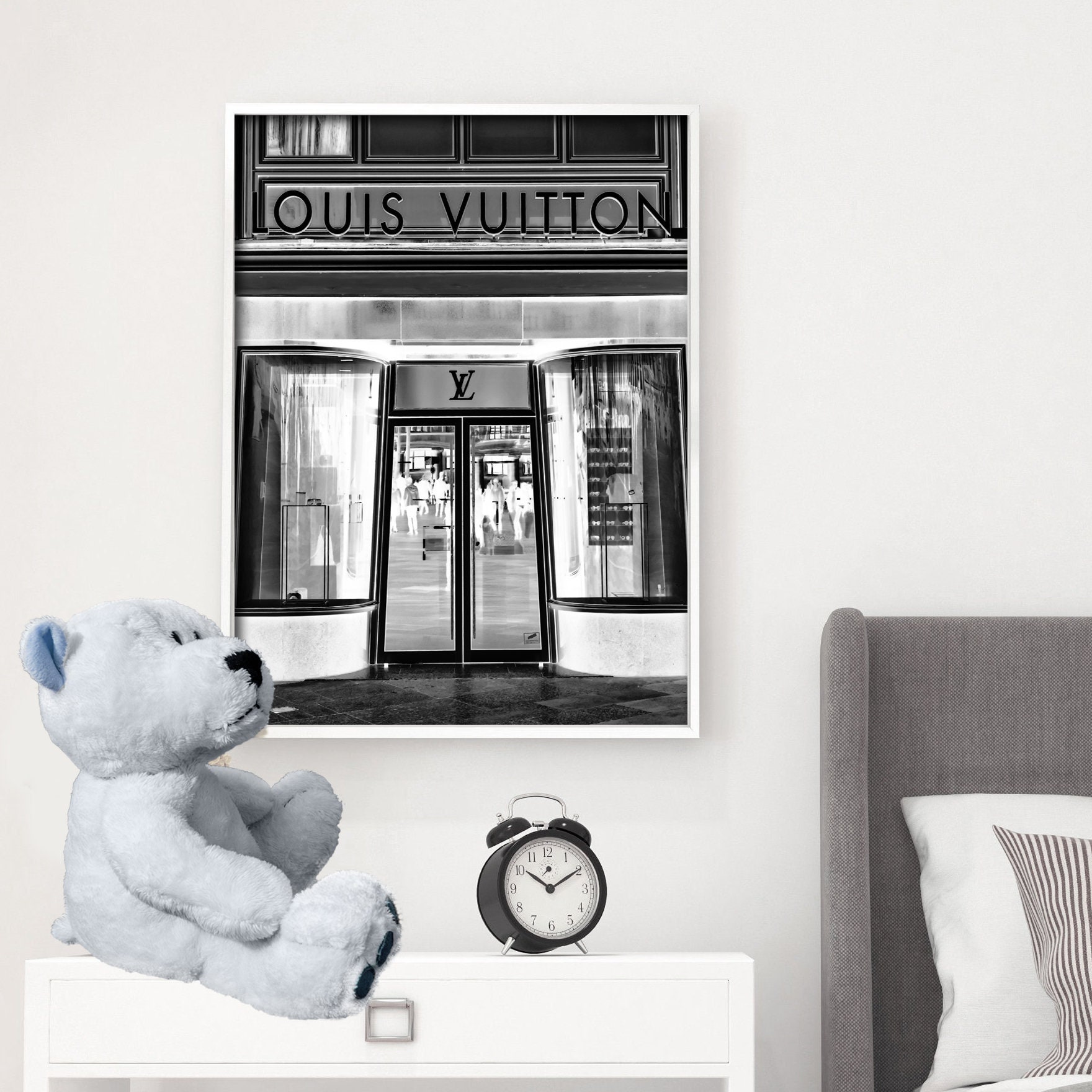 Vogue wall art Poster Fashion print Printable black and white | Etsy