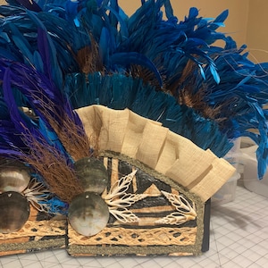 gorgeous Tahitian headpieces - handmade and will look stunning on a stage or in a show (listed price is for 1)