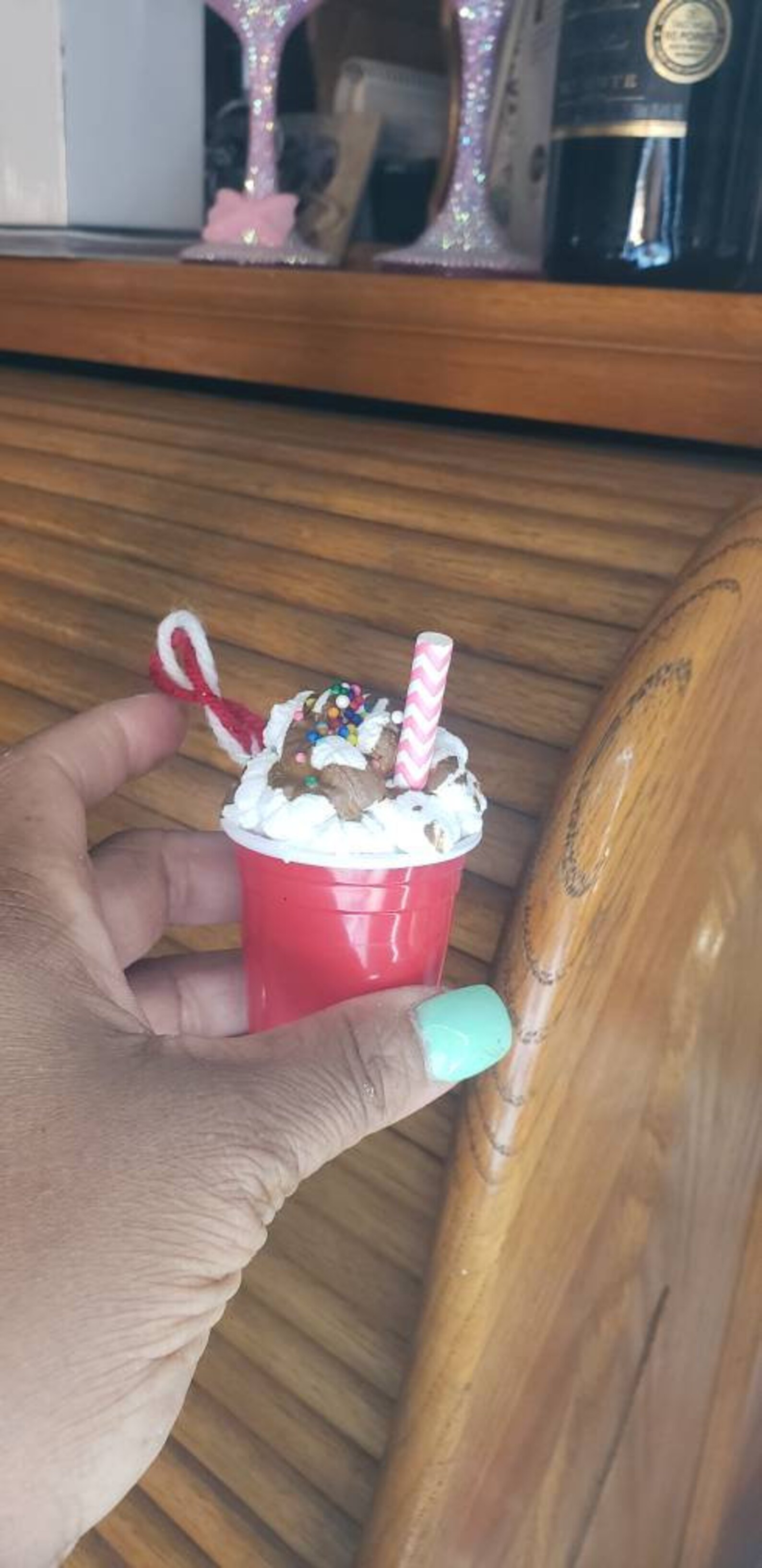 Your Favorite Cup of Coffee Christmas Tree Ornaments Handmade Starbucks