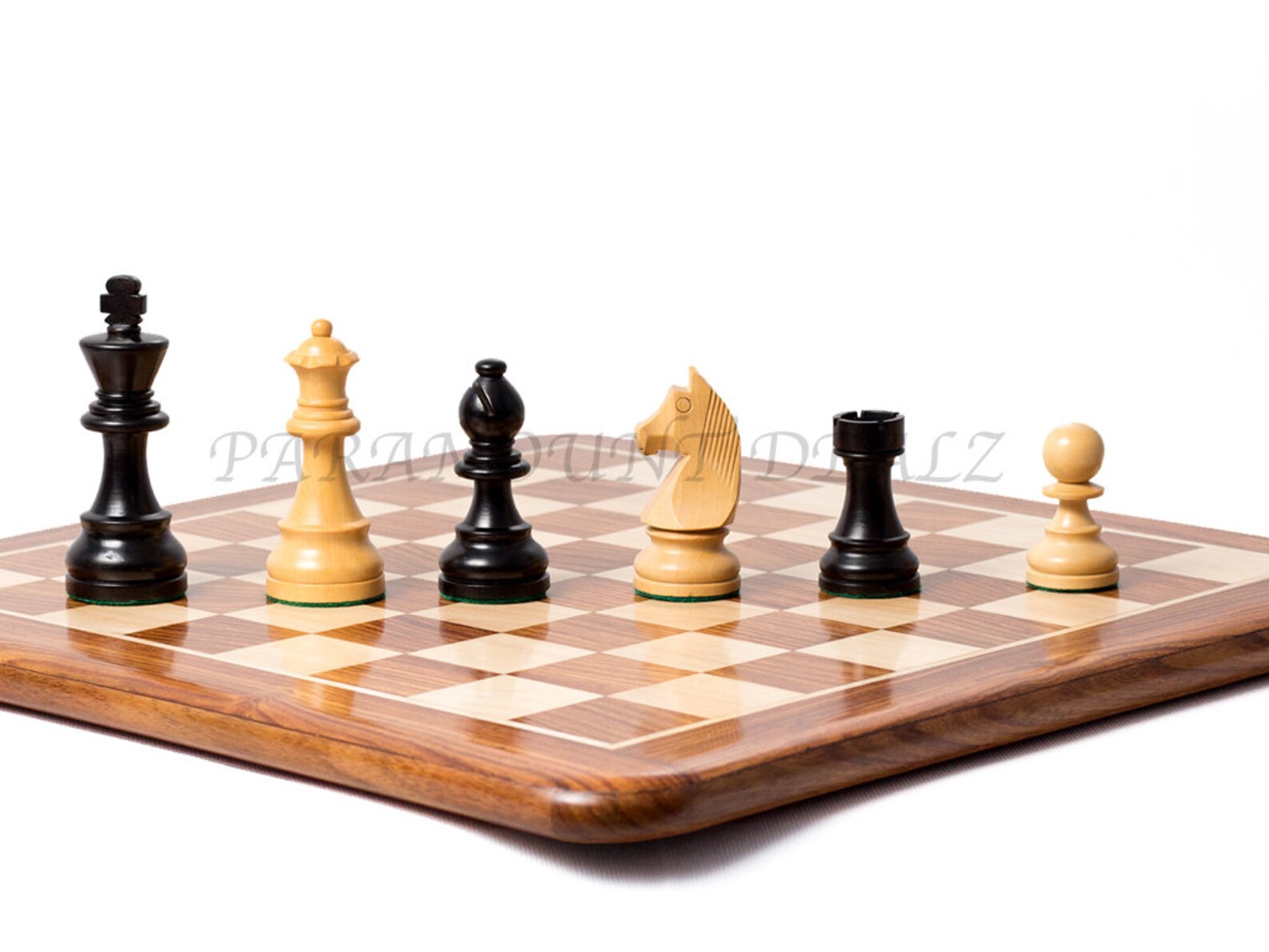 Hand Crafted 15 Solid Wooden Flat Chess Set With Chess Etsy