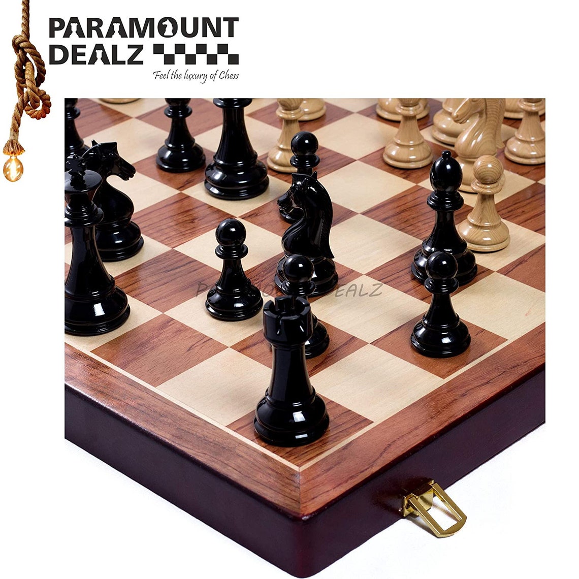 Large Handmade Giant Wooden Chess Set With Board Hand Carved Etsy UK