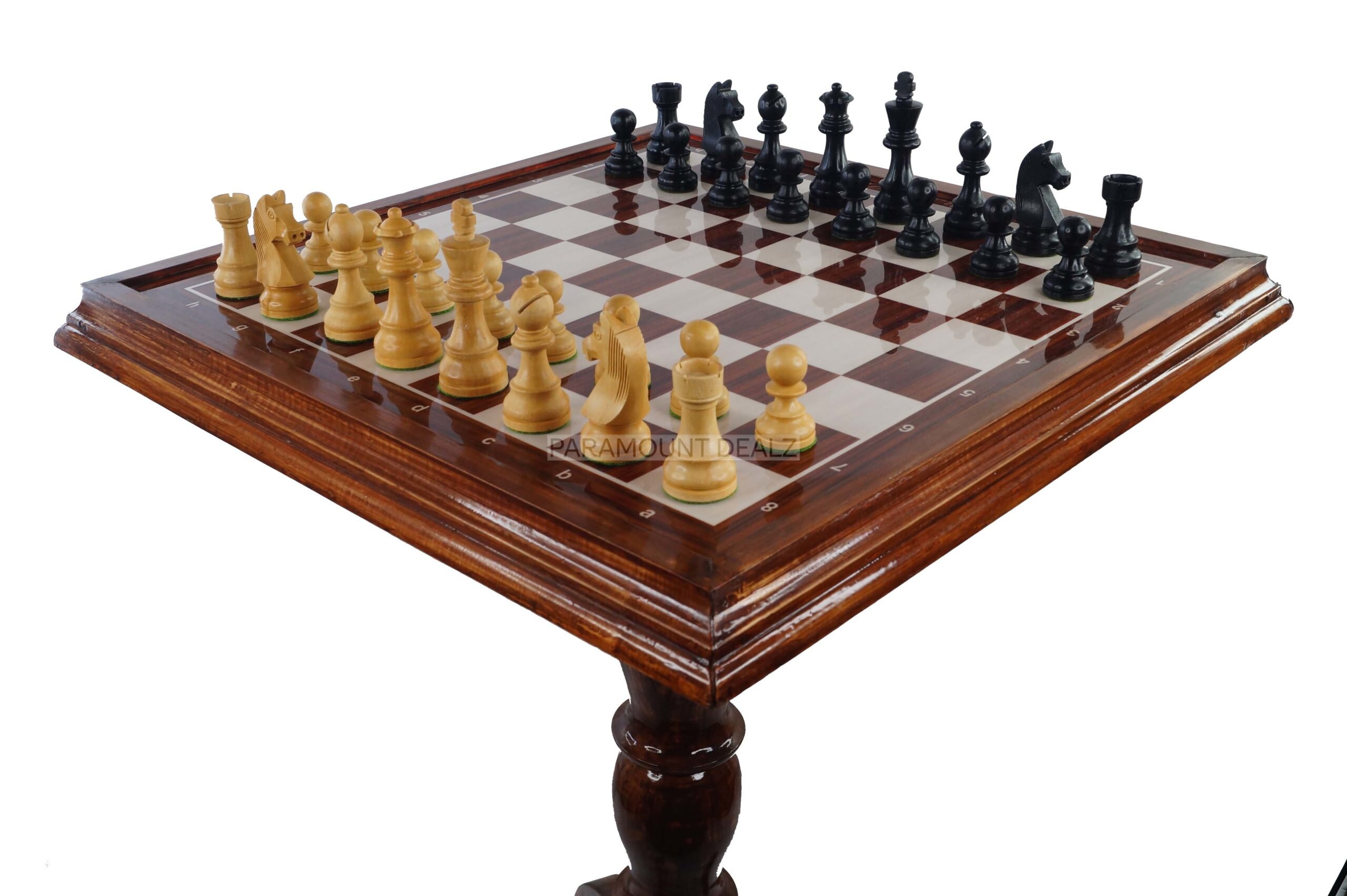 Chess Table Wooden Handmade Folding Luxury Wood Board Game Etsy UK