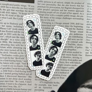 Timothee Chalamet Photo Booth Sticker