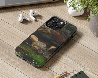 Romantic Ophelia Phone Case | Renaissance Classic Art | Soft Grunge | Cottagecore Dark Academia | John Everett Millais