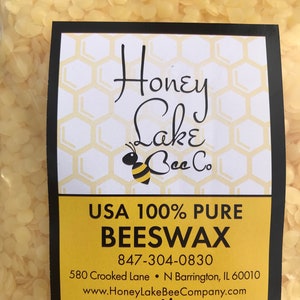 USA Beeswax Pellets, Direct from the Beekeeper!- Cosmetic Grade, Triple Filtered - NO Chemicals used in Cleaning FAST Shipping