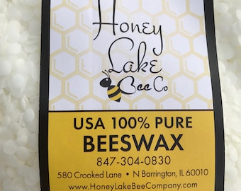 WHITE or Yellow USA Beeswax Pellets, Buy from the Beekeeper! No Chemicals -For All Projects, Cosmetic Grade, 100% Pure - FAST Shipping