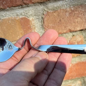 Honey Spoon / Dipper use with Honey, Jam, Tea - Stainless Steel Spoon  with Honeybee Engraved on Handle - Spoon Rests on the Edge of a Cup
