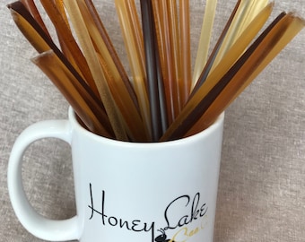 Honey Sicks / Straws 18, 30 or 100 Straws Variety Pack or Straight Flavors All NATURAL Flavorings, Buy from the Beekeeper! USA Honey, Kosher