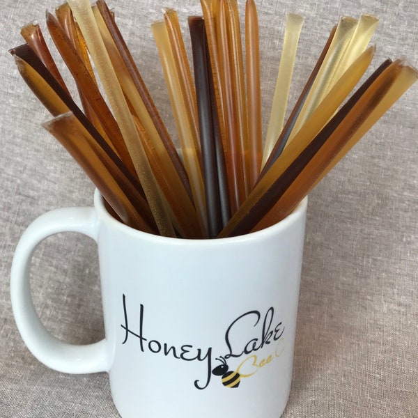 Honey Sicks / Straws 18, 30 or 100 Straws Variety Pack or Straight Flavors All NATURAL Flavorings, Buy from the Beekeeper! USA Honey, Kosher