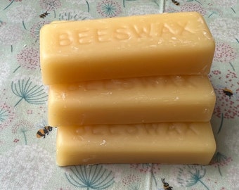 Beeswax Wrap Bars ready to use, Jojoba Oil and Pine Resin for Food Saver Wraps  also use to re-freshen old food saver wraps