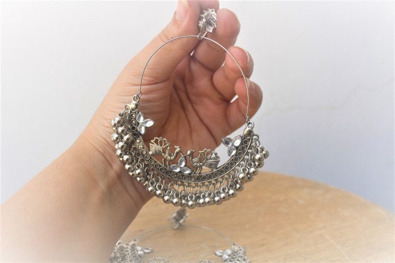 Beautiful oxidised shop earrings