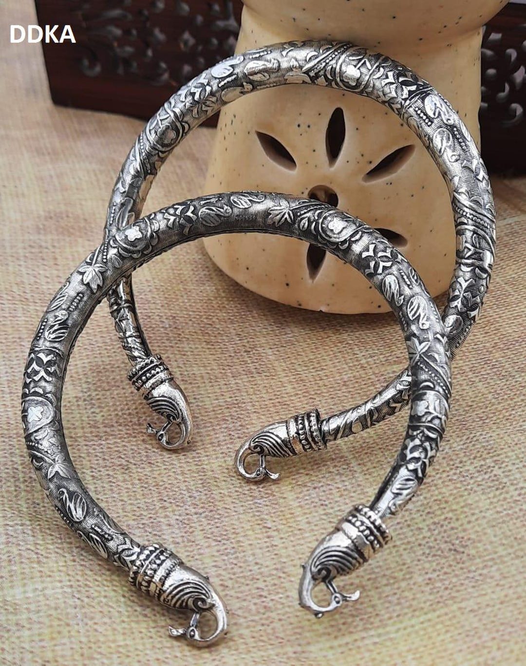 Silver Kada Anklet, Leg Anklets for Women, Feet Anklet, Handmade