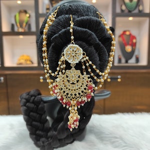 DU DIWAKAR'S UNICORN Women Stylish Clips Hair Brooch | Wedding Fancy |  Bridal Hair Tie Side | Bun Clips | Juda pins | Multi-Design | Hair Styling  Tools Juda Pin | Golden : Amazon.in: Jewellery