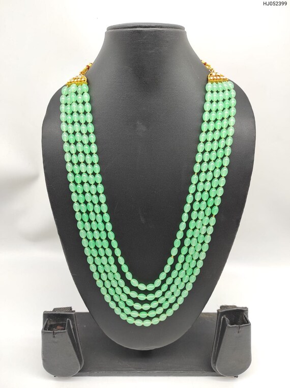 Green moti best sale mala