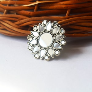 Ring for Women, Engraved Ring, Oixdised Ring, Stylish Trendy Statement Indian Ring, Traditional Ethnic Vintage Boho Ring