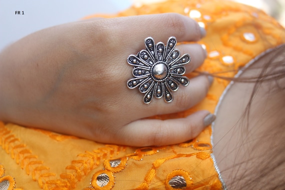 Handmade Oxidised Rings For Girls | Yash Jewels Emporium
