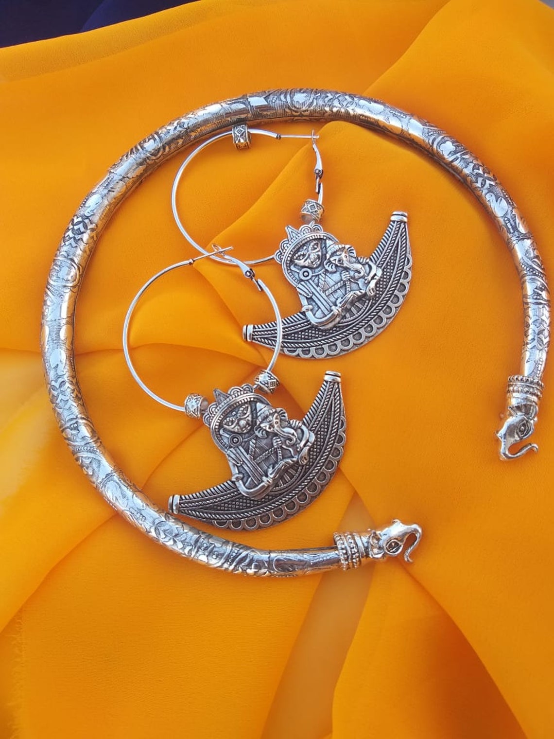 Rajasthani Hansli Necklace Choker Kada Necklace Light Weight Etsy