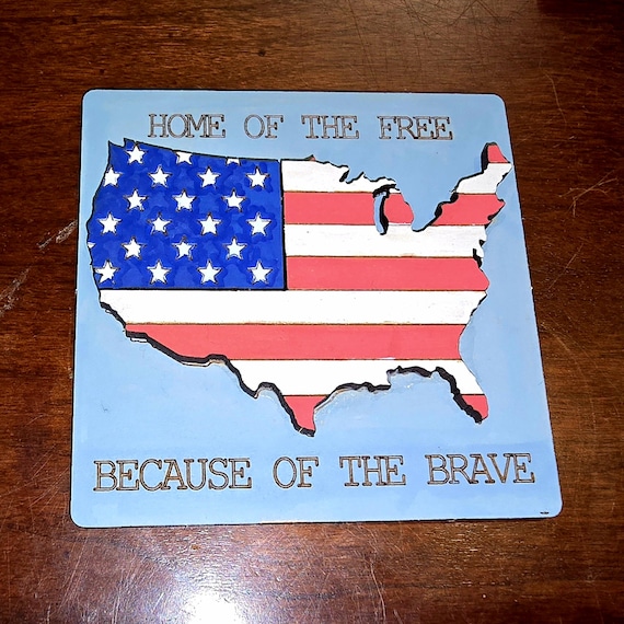 Build a U.S. Plaque Pop-out Card