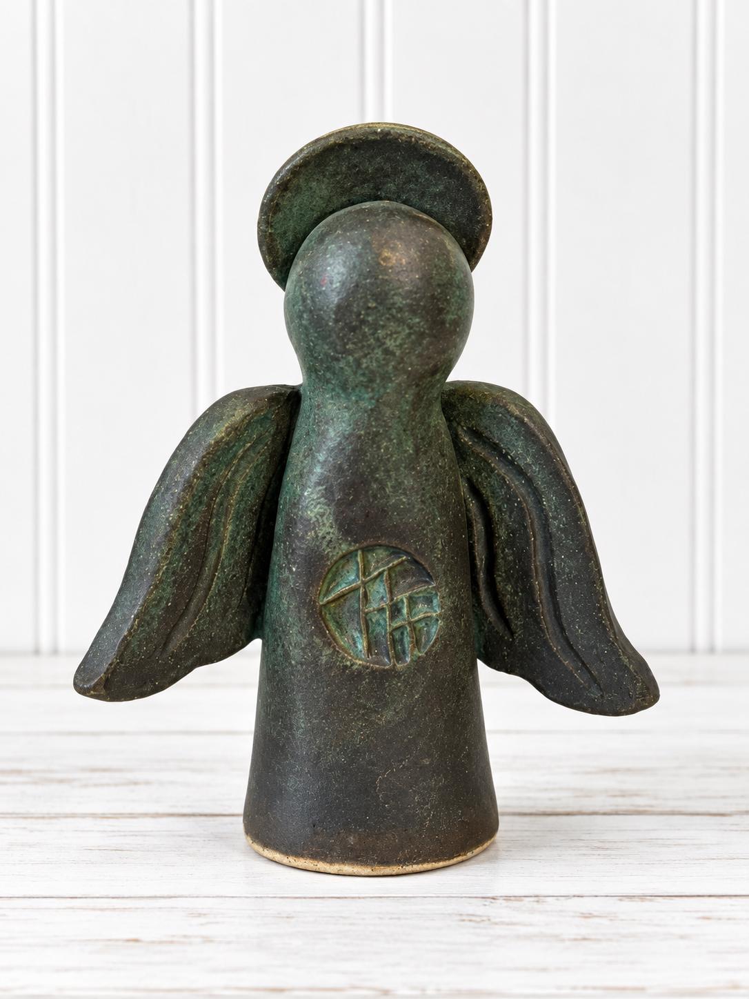 Raku Guardian Angel - Etsy