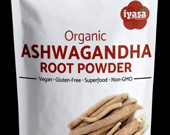 Organic Ashwagandha Root Powder, Raw Superfood
