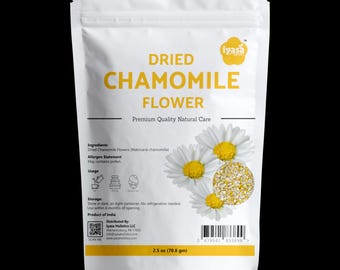 Dried Chamomile Flowers, Natural Loose Tea, DIY Skincare