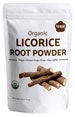 Organic Licorice Root Powder (Mulethi), Glycyrrhiza glabra, Soothes Sore Throat , Candy Flavoring agent, 4,8,16 ounce oz 1 lb pound 