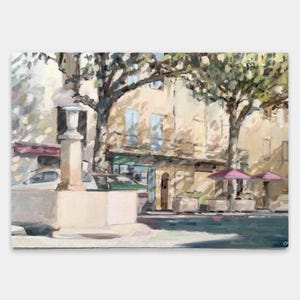 Fine Art, Original, Oil Painting, Impressionist, French Countryside, Landscape (unframed)