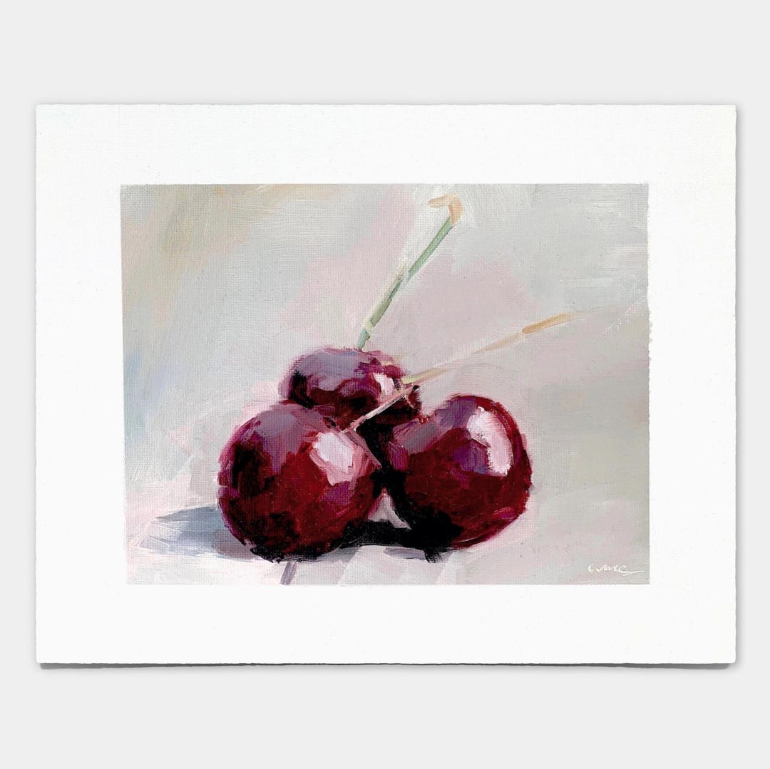 Original Oil Painting Fruit & Flowers main image 0