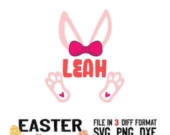 Free Easter Bunny Svg With Name