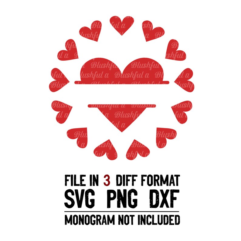 Download Art Collectibles Clip Art Silhouette Heart Frame Monogram Svg Heart Clipart Valentine S Day Svg Digital Download Monogram Frame Svg Split Name Frame Cricut