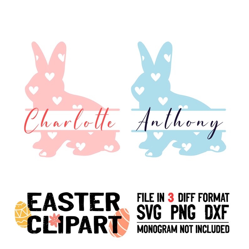 Download Bunny Name Frame Svg Png Polkadot Bunny Svg Silhouette Digital Download Dxf Bunny Svg Easter Svg Cricut Heart Bunny Svg Glowforge Clip Art Art Collectibles Commentfer Fr