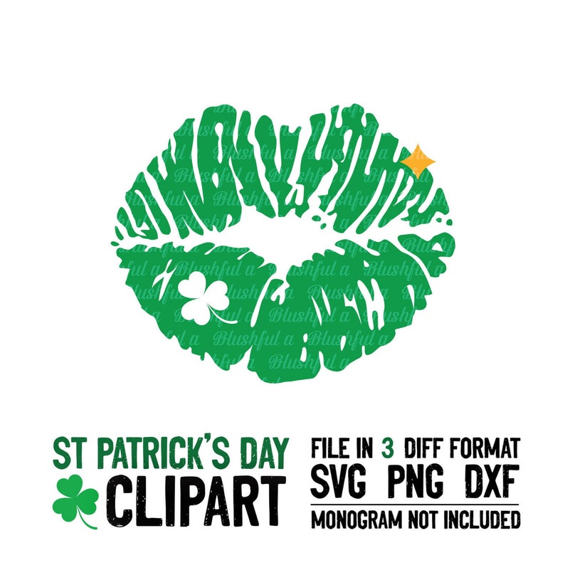 Download Monogram Frame Digital Download Shamrock Svg Shamrock Monogram Svg St Patrick S Day Svg Png Cricut Silhouette Shamrock Lips Clipart Clip Art Art Collectibles Mukena Id
